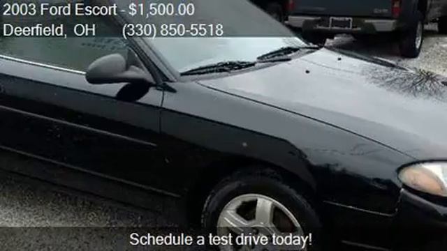 2003 Ford Escort ZX2 2dr Coupe for sale in Deerfield, OH 444 смотреть онлайн