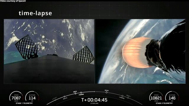 SpaceX Starlink 142 launch and Falcon 9 first stage landing, 29 February 2024 смотреть онлайн