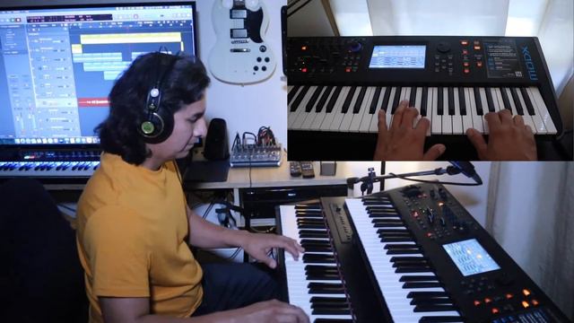 Yamaha MODX6 / Roland F-20 / Logic Pro X - Great jam! смотреть онлайн