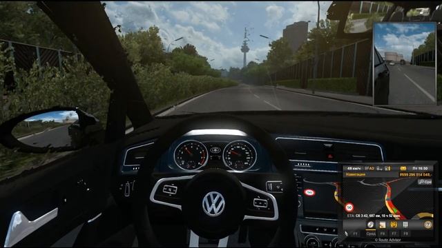 ОБЗОР МОДОВ ETS2#1-GOLF GTI смотреть онлайн