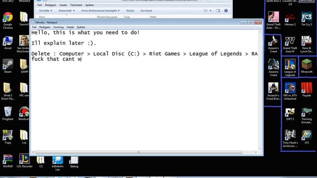 League Of Legends ''Update failed'' error fix! смотреть онлайн