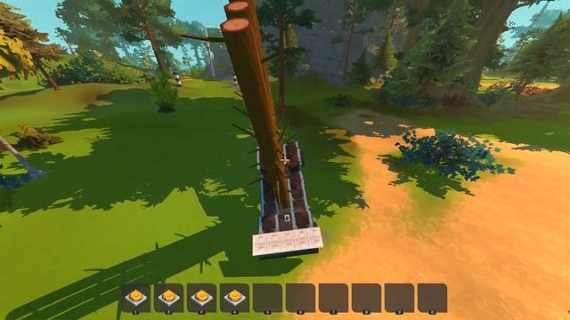 Who Can Build the Best Off Road Tree Balancing Vehicle? (Scrap Mechanic Gameplay) смотреть онлайн