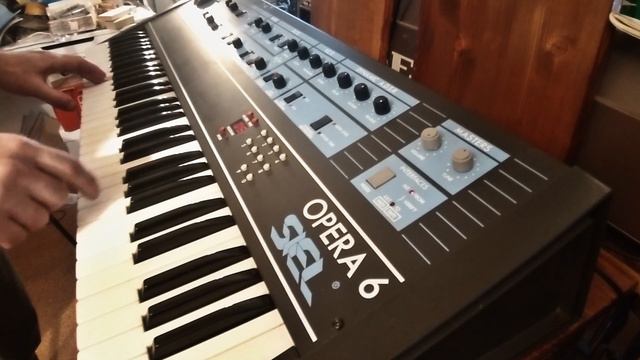 Siel Opera 6 Demo - vintage synthesizer demonstration for AllSynth.com смотреть онлайн