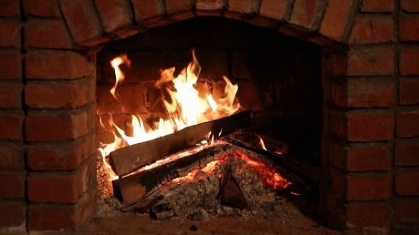 ? COZY FIREPLACE BURNING 12 HOURS (No Music) ? Relaxing Fireplace & Crackling Fireplace Sounds