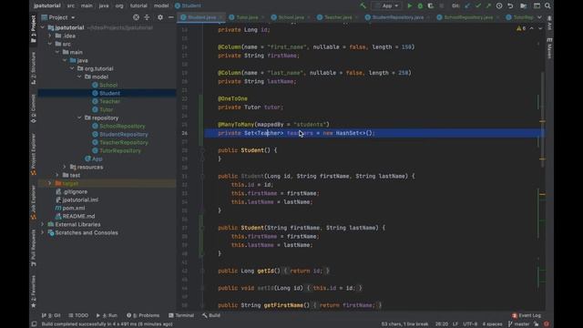 #07 ManyToMany Entity Relationship JPA | JAVA PERSISTENCE API JPA | Tutorial | Java | JakartaEE смотреть онлайн