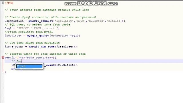 Fetch records from Mysql without using while loop PHP смотреть онлайн