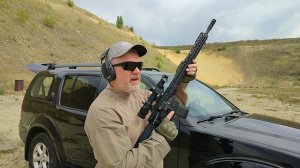 Стрельба по движущейся мишени с AR15