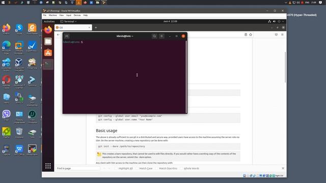 Установка и настройка Git | Ubuntu 21.04 смотреть онлайн