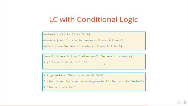 List Comprehension With Conditional Logic Coding for Kids Python Learn to Code with 50 Awesome Game смотреть онлайн