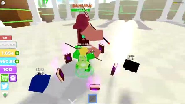 Roblox defeating the samurai in boss fighting simulator смотреть онлайн