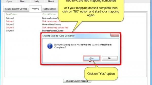 Excel to vCard Converter Software