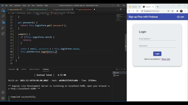 Angular Sign Up With Firebase Authentication (2/3): Completing the Login Flow смотреть онлайн