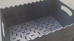 Мангал с двойным дном. Разборный мангал