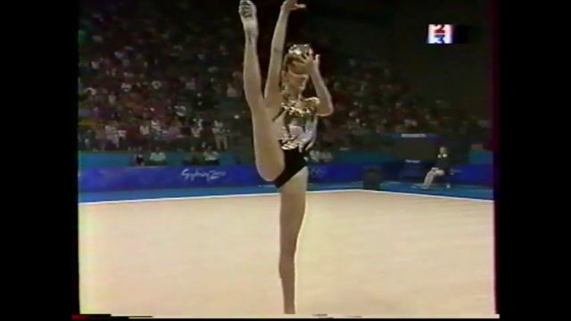 Eva SERRANO (FRA) ball - 2000 Sydney Olympics qualifs смотреть онлайн
