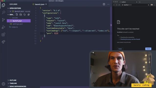 How to Debug Deno in VS Code смотреть онлайн