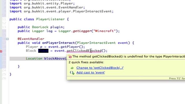 Episode 2: Door Protection Bukkit Plugin Tutorial смотреть онлайн