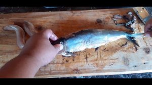 Селедка соленая с луком и уксусом. Salted herring with onions and vinegar.