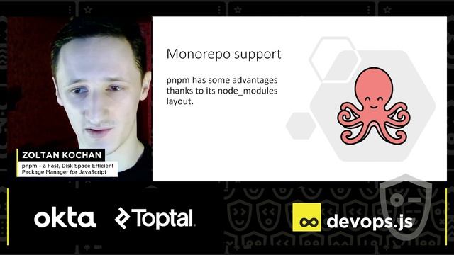 pnpm – a Fast, Disk Space Efficient Package Manager for JavaScript - Zoltan Kochan, DevOps.js Conf смотреть онлайн