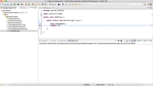 00038 The Universally Unique Identifier UUID Class: Learn How to Code The Complete Core Java смотреть онлайн