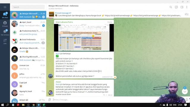 Tanya Jawab Microsoft Excel 10 September 2022 смотреть онлайн