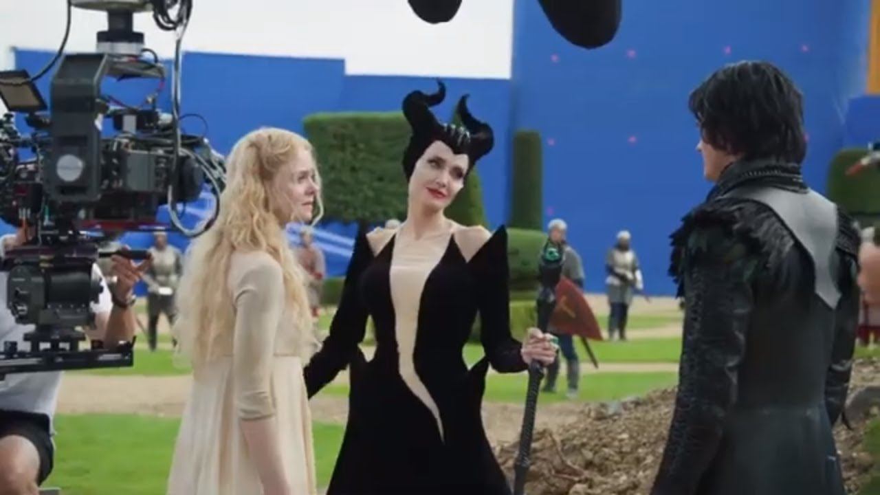 Как снимался фильм Малефисента Владычица Тьмы. Анджелина Джоли смотреть онлайн