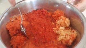 Сырая аджика с болгарского перца! Очень вкусно и быстро?