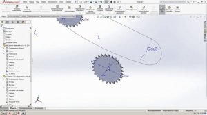 Как сделать цепную передачу в SolidWorks? | Видеоурок