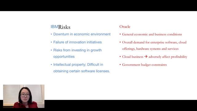 ACTG 2301: Financial Analysis - IBM vs. Oracle смотреть онлайн