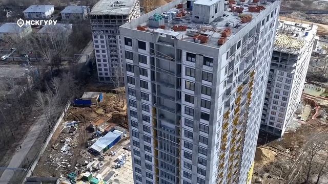 ЖК «Одинцово-1»— аэросъемка МСКГуру. Апрель 2017. смотреть онлайн
