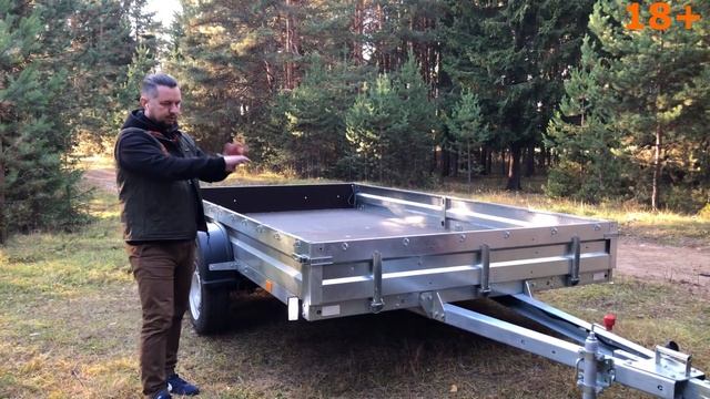 Самый большой двухосный прицеп Экспедиция