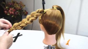 Ушки, рожки или два пучка ПРИЧЕСКА РОЖКИ! 2 ПУЧКА!   Two Beam with Curls