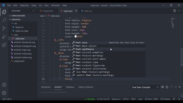 How to Create a website using Html and Css(sass) | Main page website смотреть онлайн