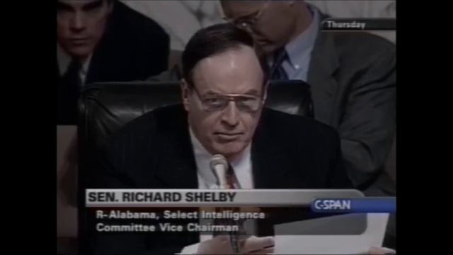 Richard Shelby Interviews George Tenet (CIA) & Robert Mueller (FBI) смотреть онлайн