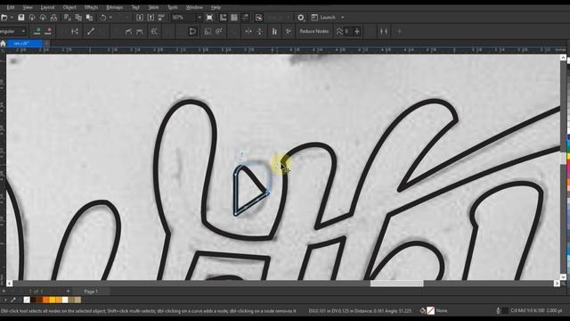 How to Create a Color Splash Text Effect - Coreldraw смотреть онлайн
