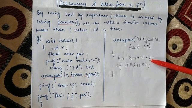 Returning 2 values from a function in C programming Language смотреть онлайн