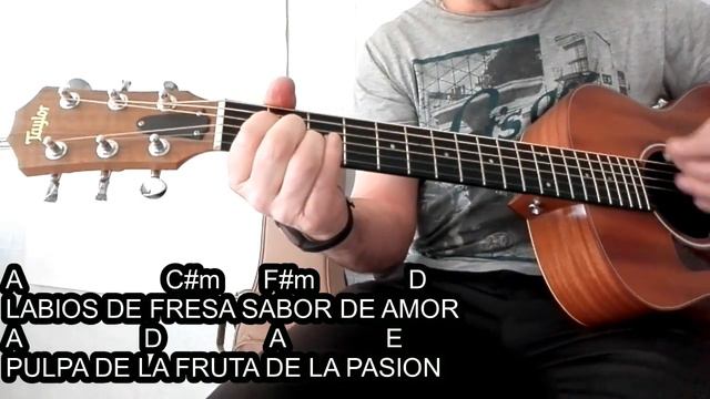 Tutorial de acordes (sabor de amor ) Danza invisible смотреть онлайн