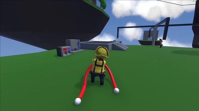 ПОСАДИЛИ НА КАТАПУЛЬТУ!\ПРОХОЖДЕНИЕ КАРТЫ JUNGLE\Human Fall Flat смотреть онлайн