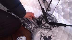 ОБЗОР НОВОЙ ПАЛАТКИ ДЛЯ ЗИМНЕЙ РЫБАЛКИ.