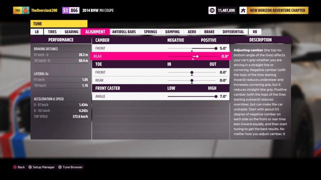 Forza Horizon 5 -  750HP BMW M4 Coupe 2014 (Drag Tune)