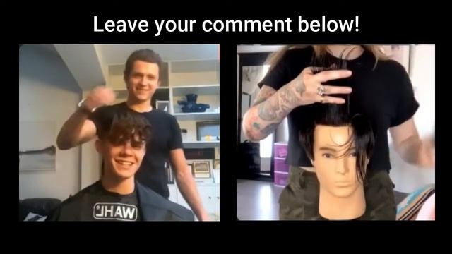 Tom Holland - Remote Haircut Tutorial in Quarentine смотреть онлайн