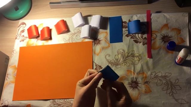 Аппликация «Российский флаг» ( старший, подготовительный возраст)