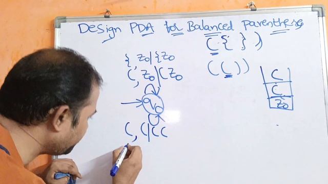 Design PDA for Balanced Parentheses || Push down Automata || Theory of computation || TOC || FLAT смотреть онлайн
