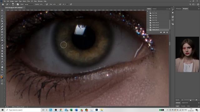 Обработка глаз в портрете (Adobe Photoshop) смотреть онлайн