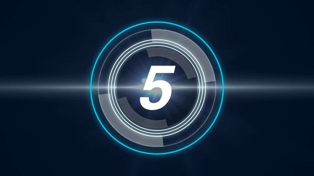 Футуристический таймер обратного отсчета Futuristic Countdown Timer смотреть онлайн