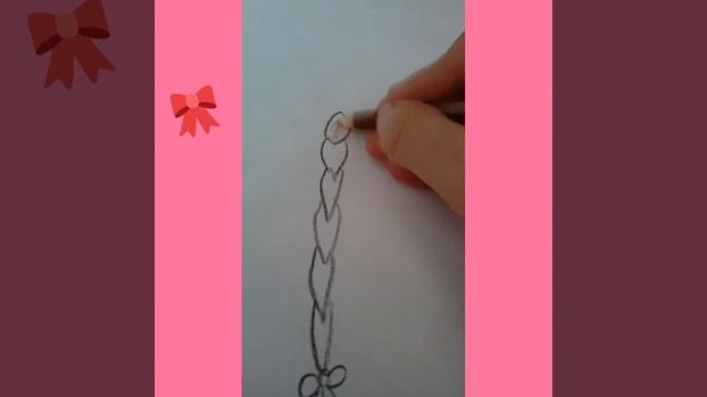 Как нарисовать косичку смотреть онлайн