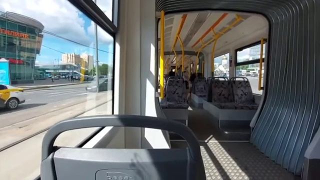 Поездка на трамвае Pesa Fokstor 71-414 №3509 на маршруте 31 Проспект Маршала Жукова - М. Войковская