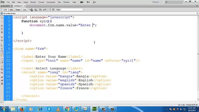 JavaScript Mouse Event Part 3 смотреть онлайн