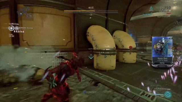 Last Gasp passive revive - Xaku Steel Path [Warframe] смотреть онлайн