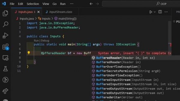 User Input Using Buffered Reader and Stream Reader | Java | Y2S1 | OOP