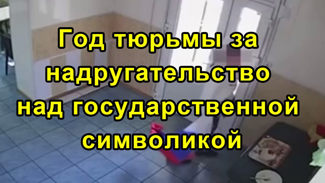 Год тюрьмы за надругательство над государственной символикой смотреть онлайн
